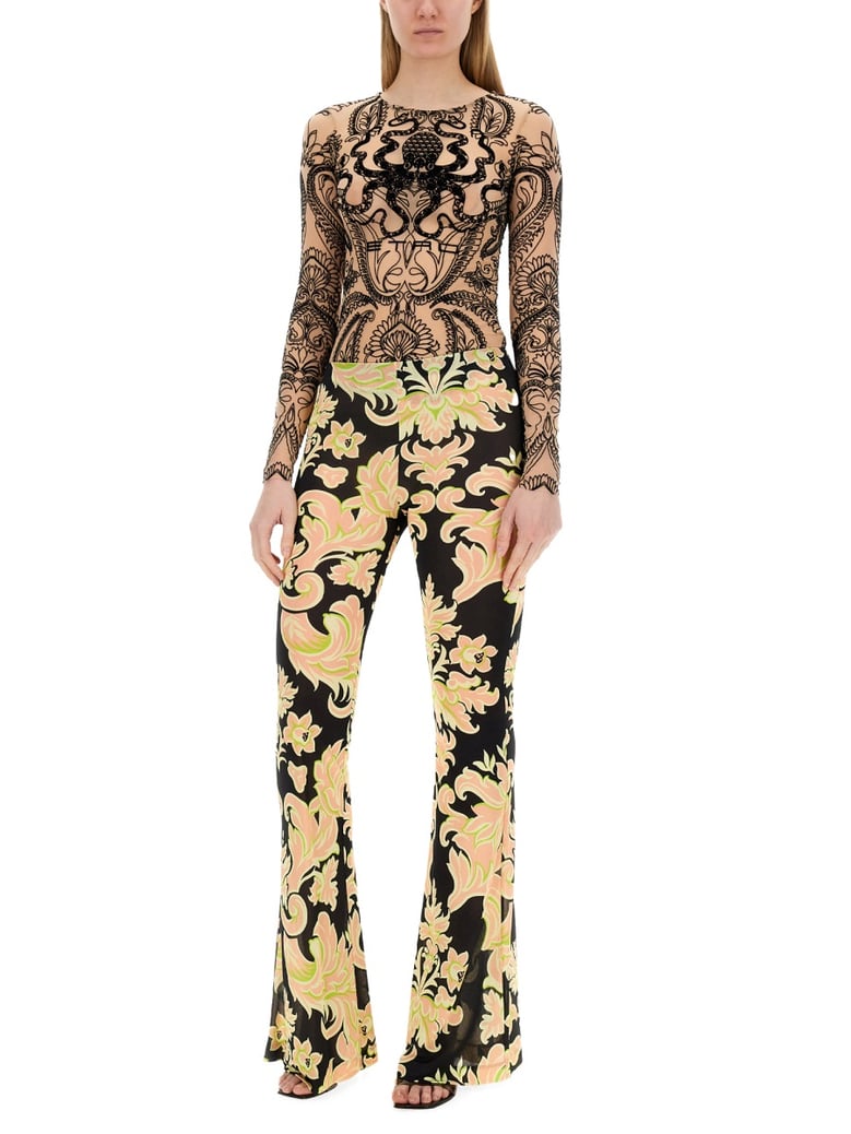 printed jersey pants by Selfnex