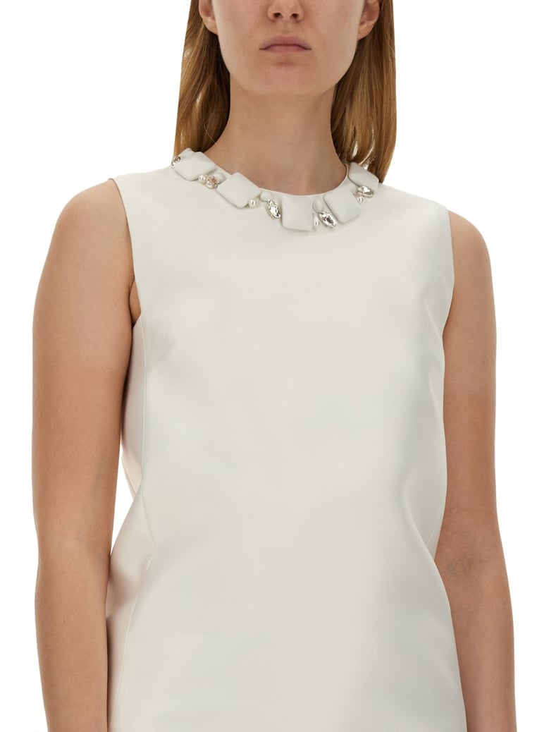 mini duchesse dress with crystals by Selfnex