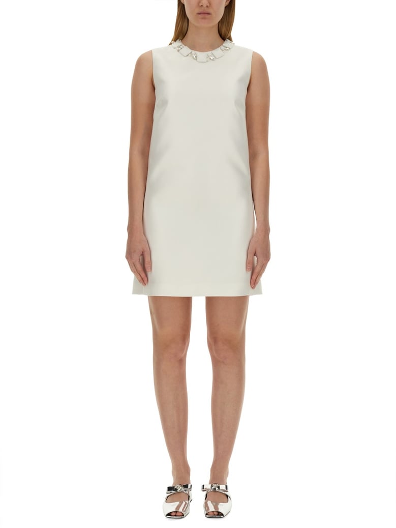 mini duchesse dress with crystals by Selfnex