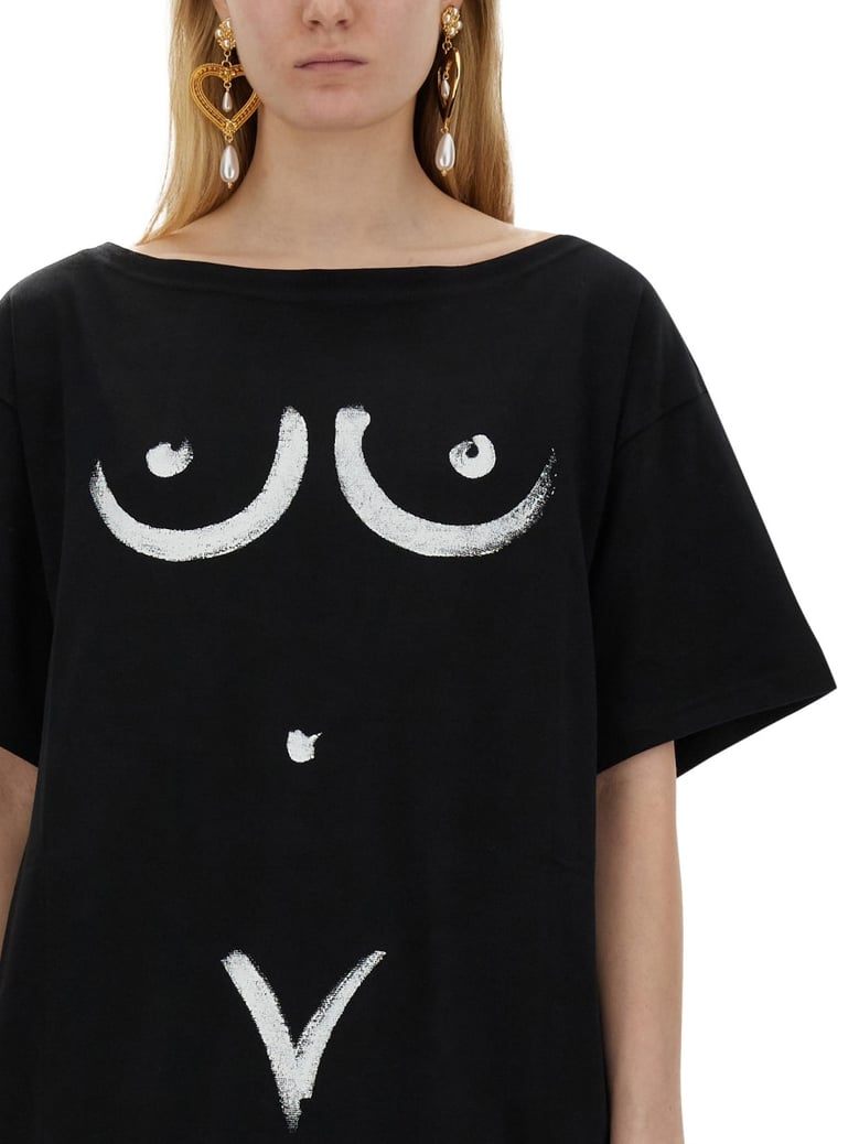 interlock body print t-shirt by Selfnex