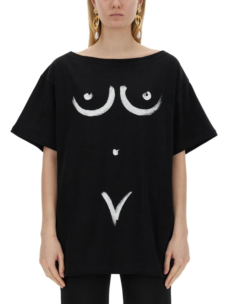 interlock body print t-shirt by Selfnex