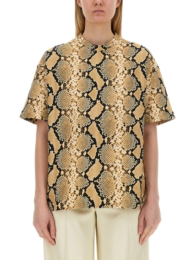 t-shirt with animal pattern by Selfnex