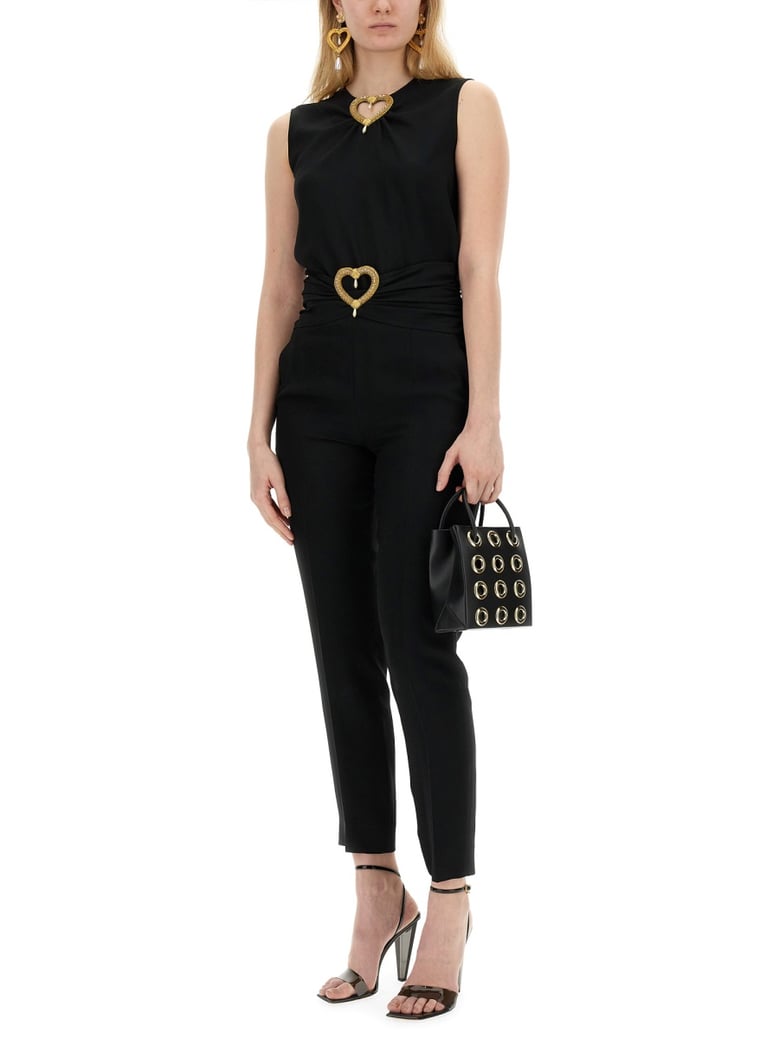 pants with heart application by Selfnex