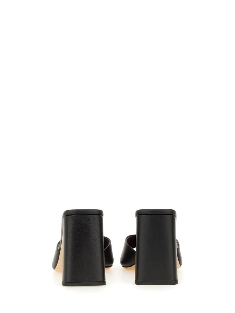 sloane sandal in black by Selfnex