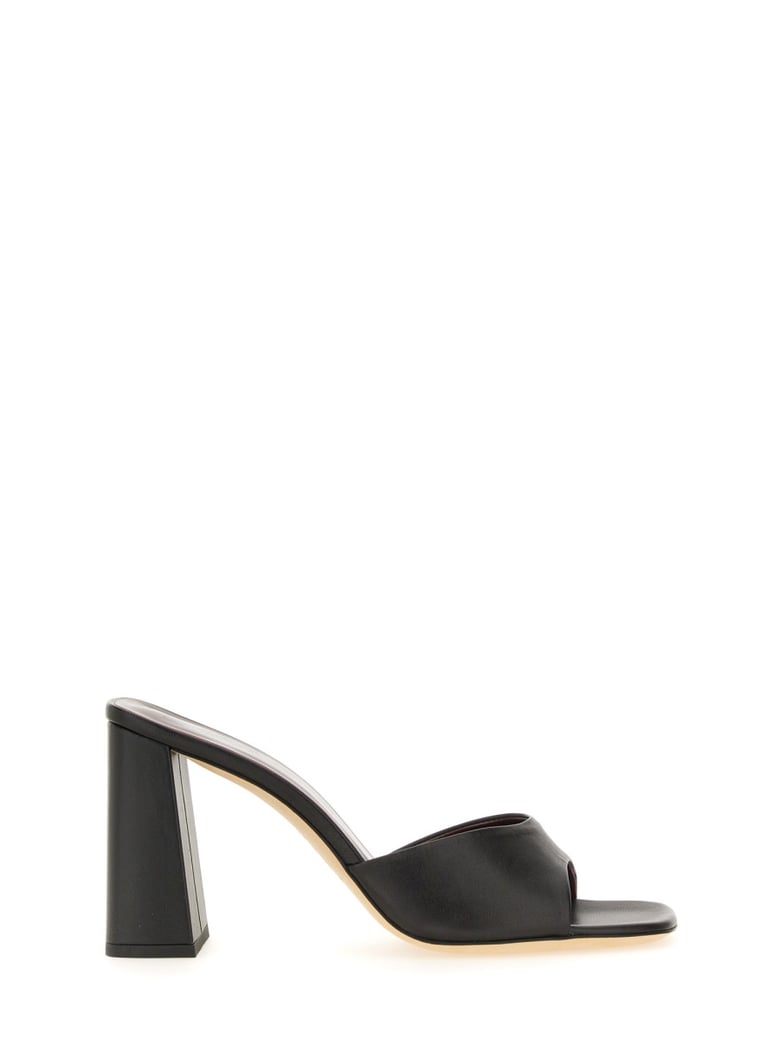 sloane sandal in black by Selfnex