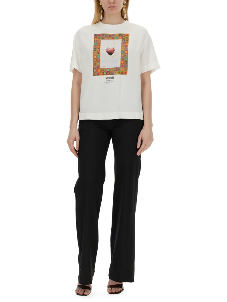 t-shirt with heart design by Selfnex