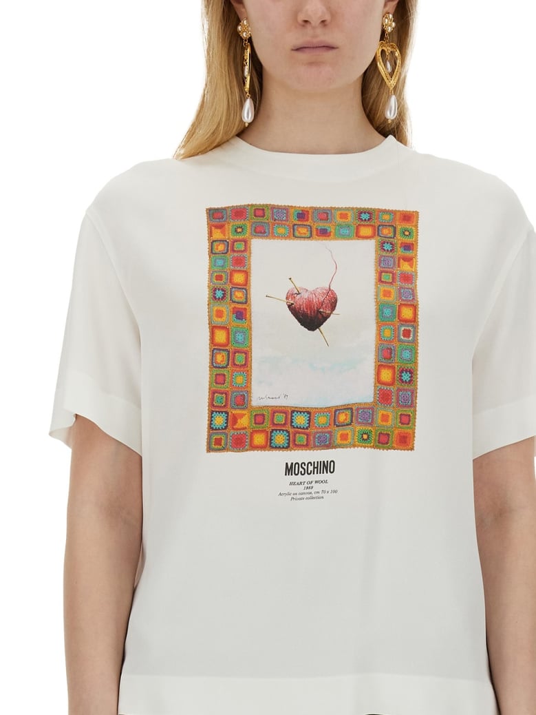 t-shirt with heart design by Selfnex