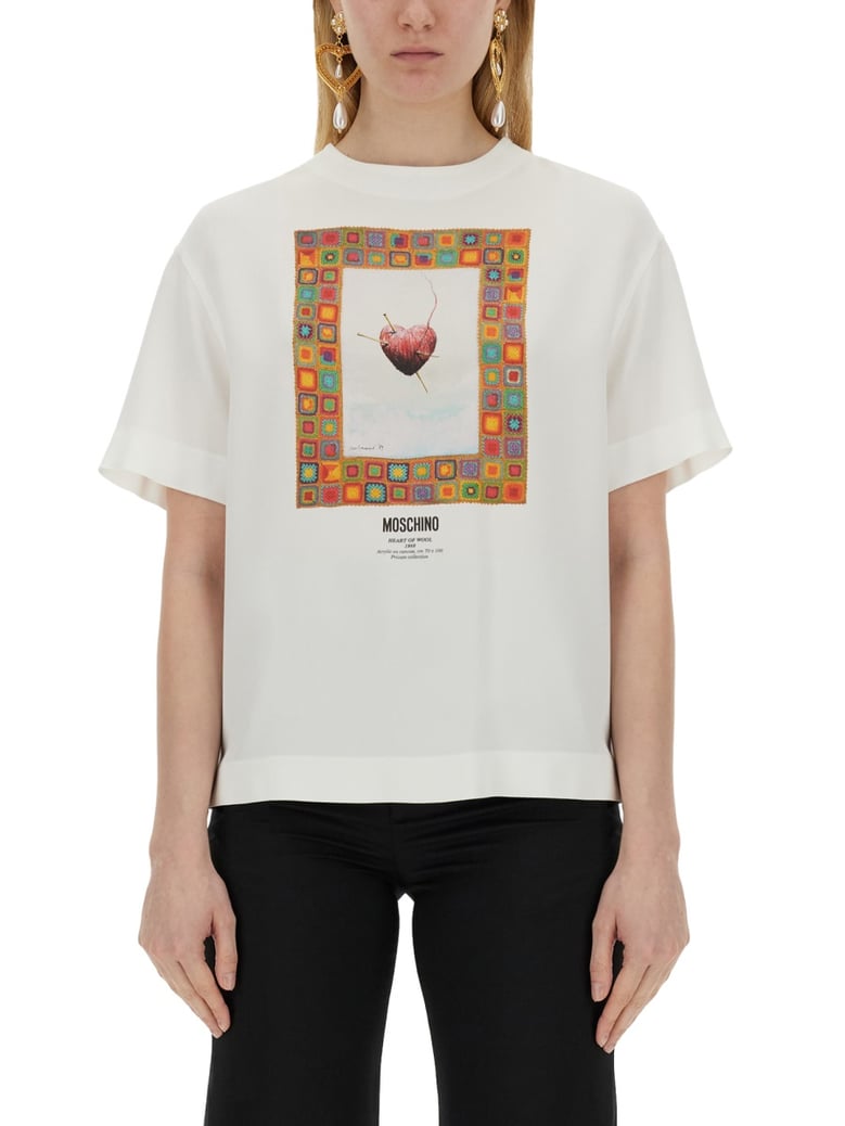 t-shirt with heart design by Selfnex