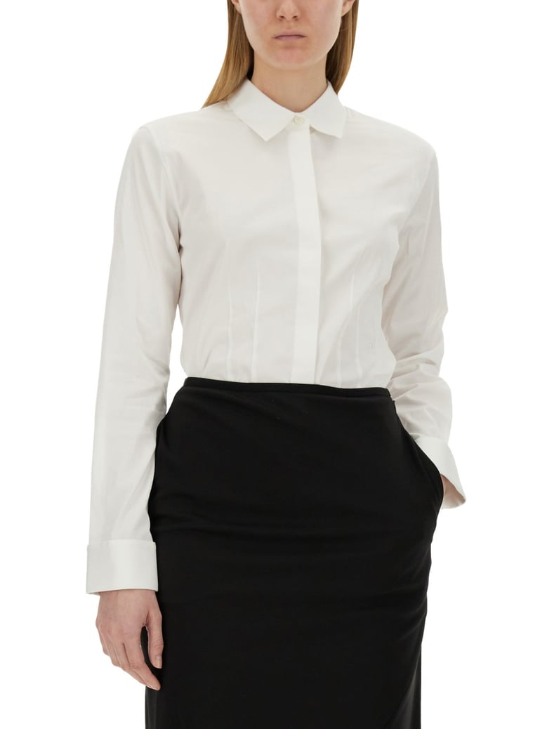 poplin fitted shirt by Selfnex