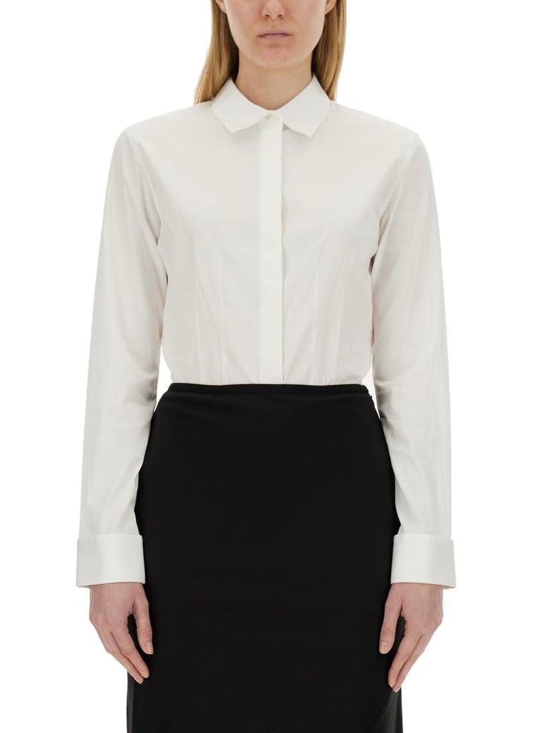 poplin fitted shirt by Selfnex