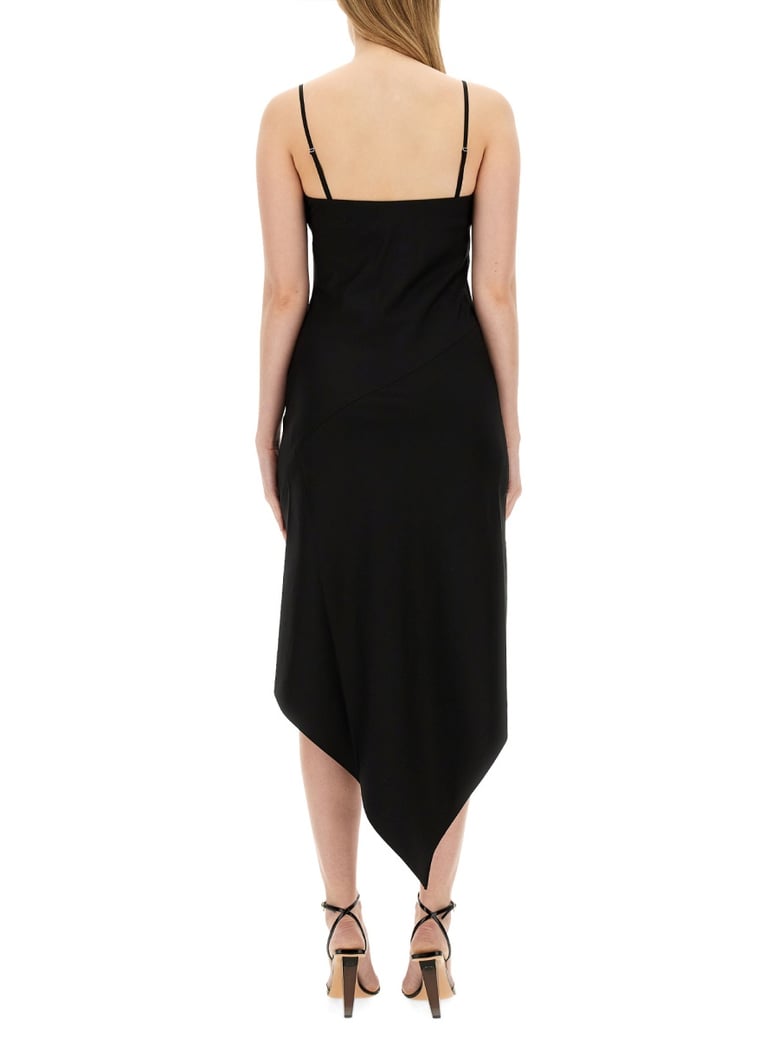 dress with scarf hem by Selfnex