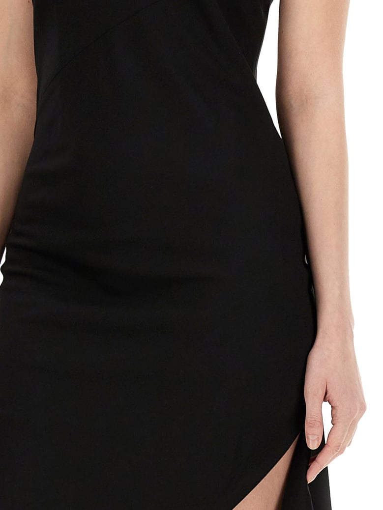 dress with scarf hem by Selfnex