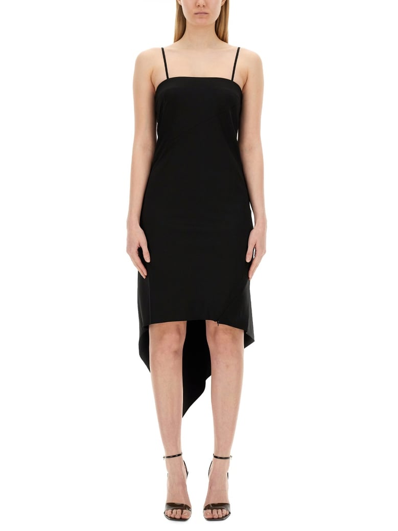 dress with scarf hem by Selfnex