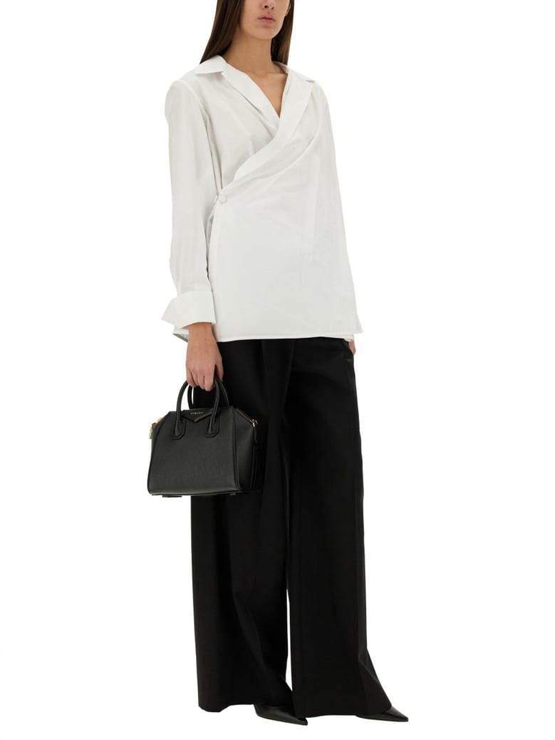 wrap-around shirt by Selfnex