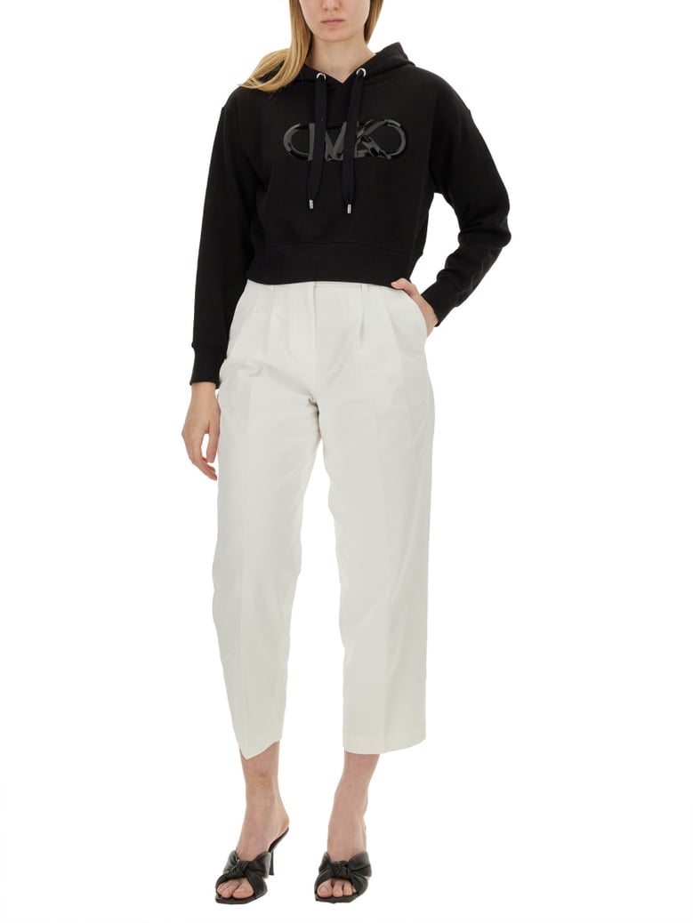 black sweatshirt with logo by Selfnex