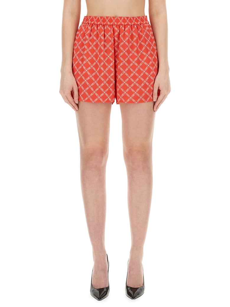 logo emblazoned shorts by Selfnex