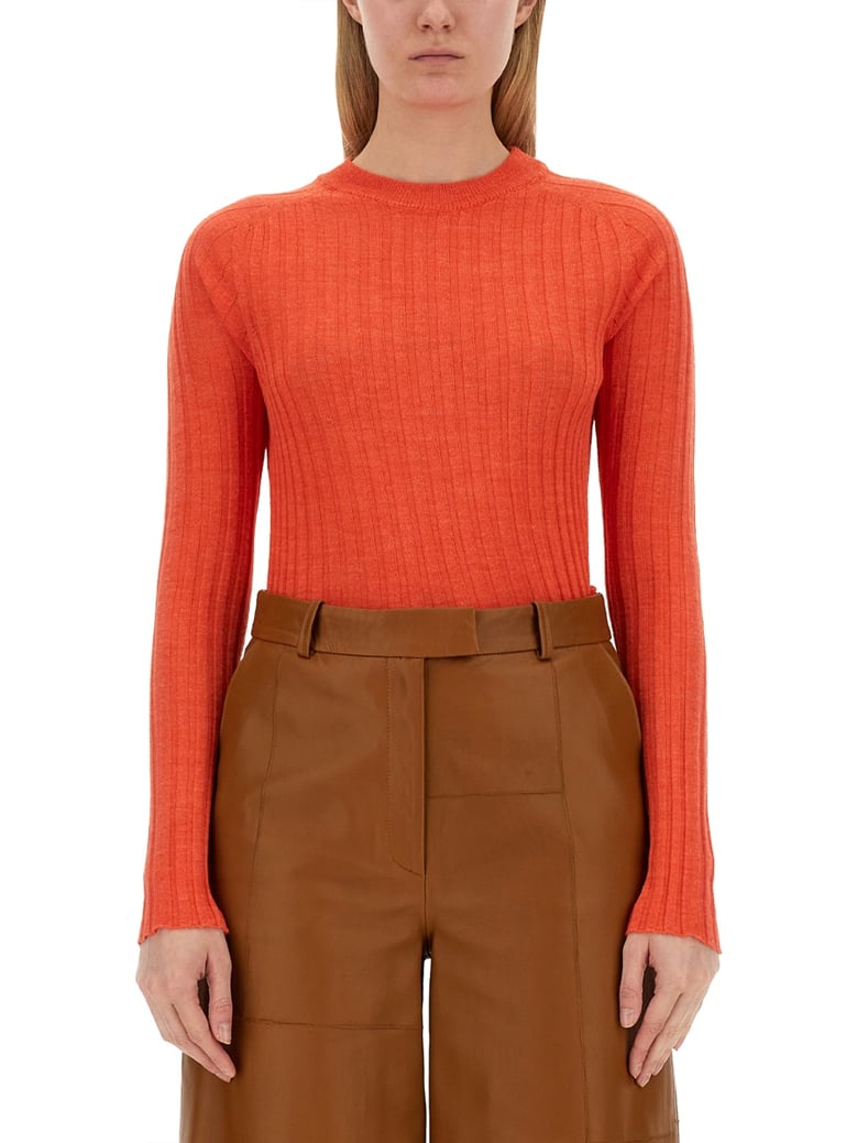 ribbed knit jumper by Selfnex