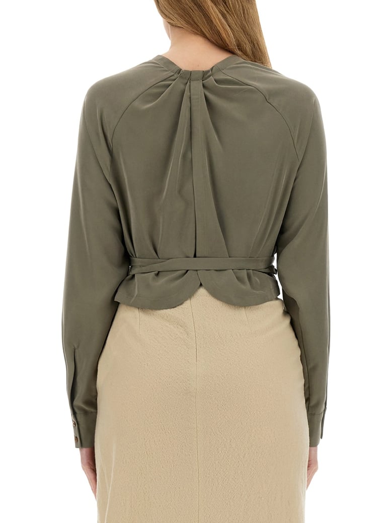 top with ruffles by Selfnex
