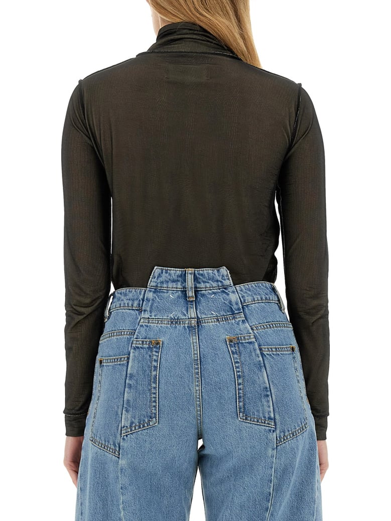 turtleneck bodysuit by Selfnex