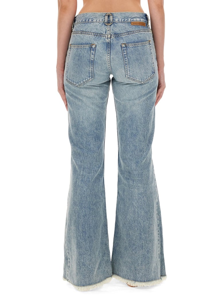 bootcut jeans in denim by Selfnex