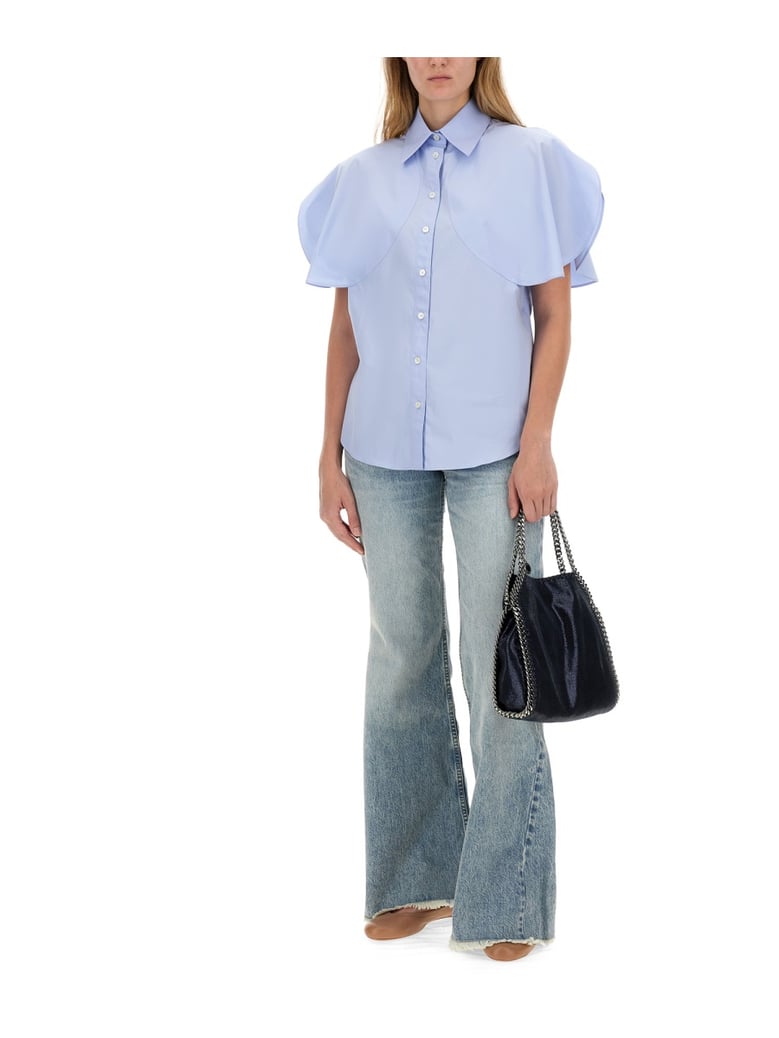 bootcut jeans in denim by Selfnex