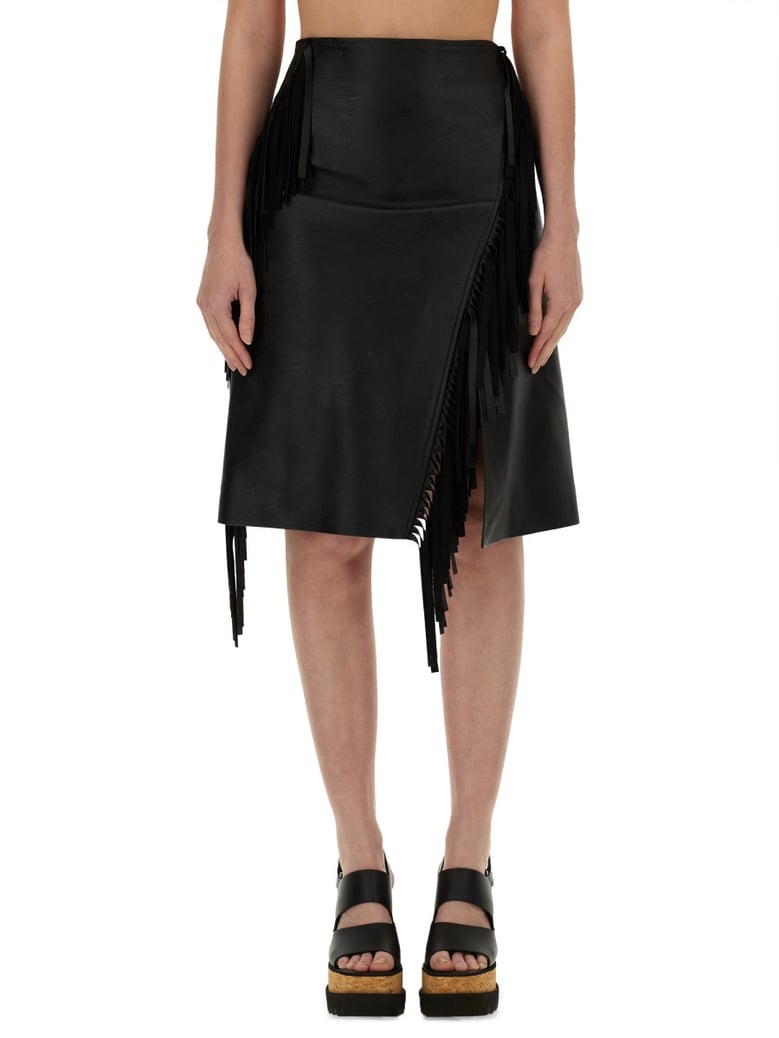 fringed skirt by Selfnex