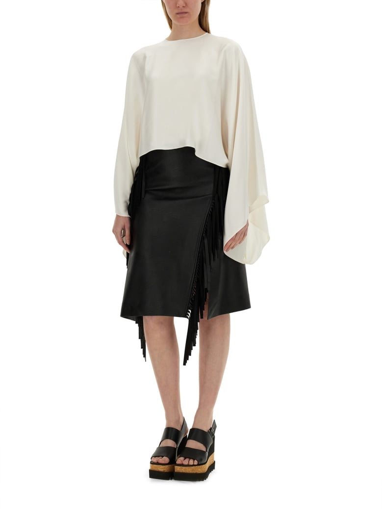 fringed skirt by Selfnex