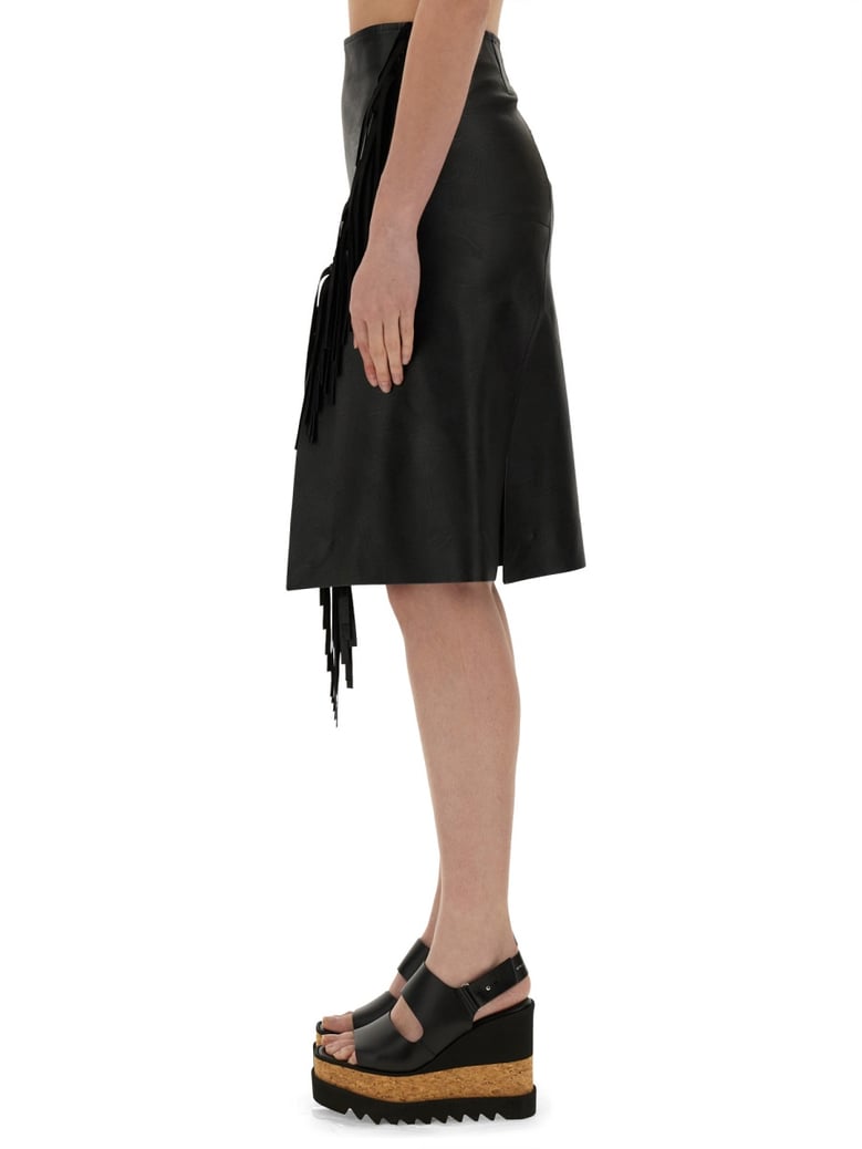 fringed skirt by Selfnex