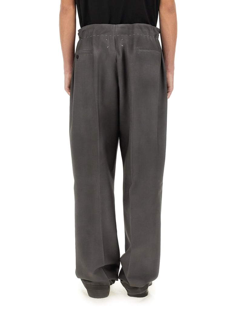 wool and mohair pants by Selfnex