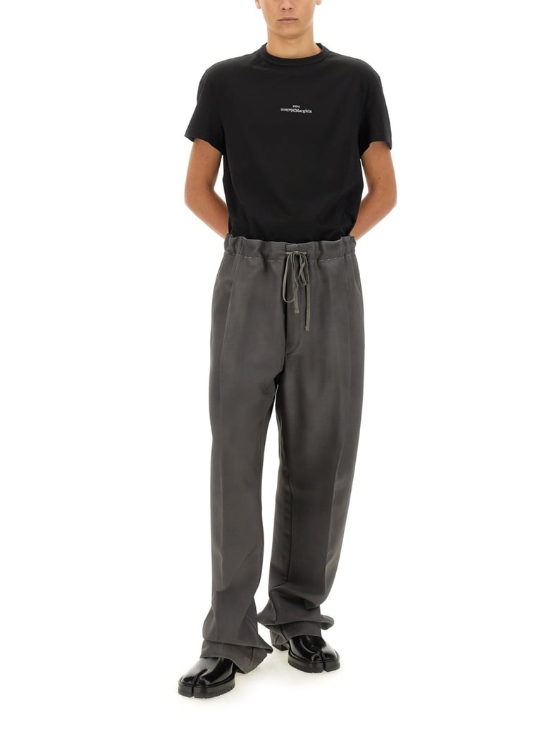 wool and mohair pants by Selfnex