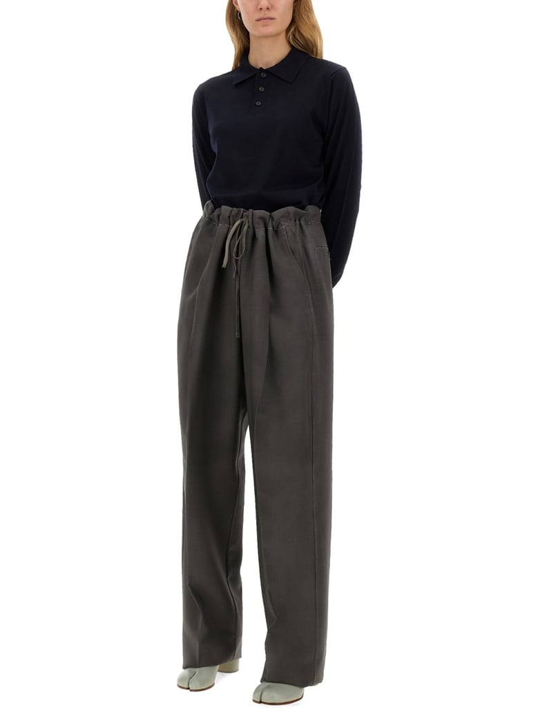 wool and mohair pants by Selfnex