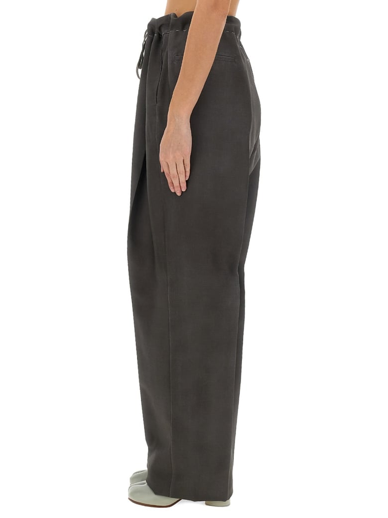 wool and mohair pants by Selfnex