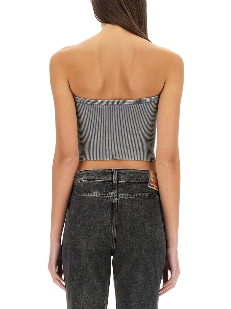 slim fit grey top by Selfnex