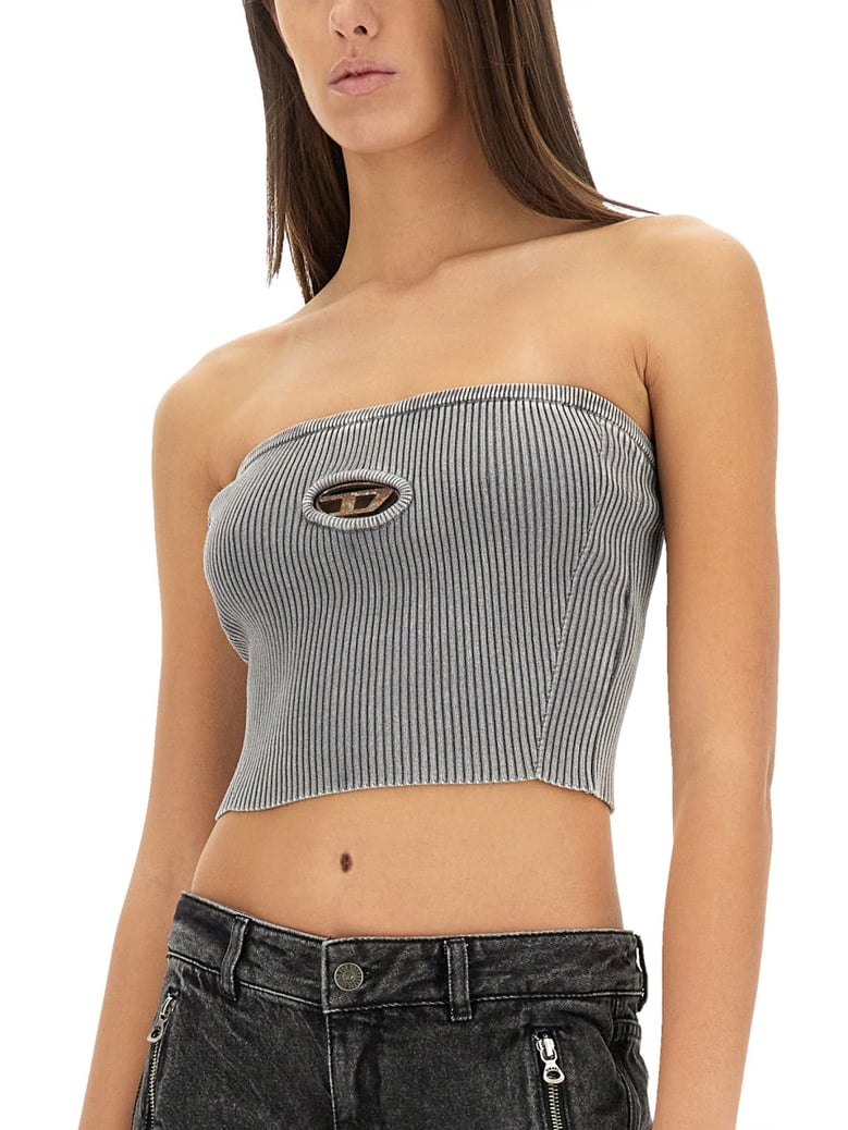slim fit grey top by Selfnex