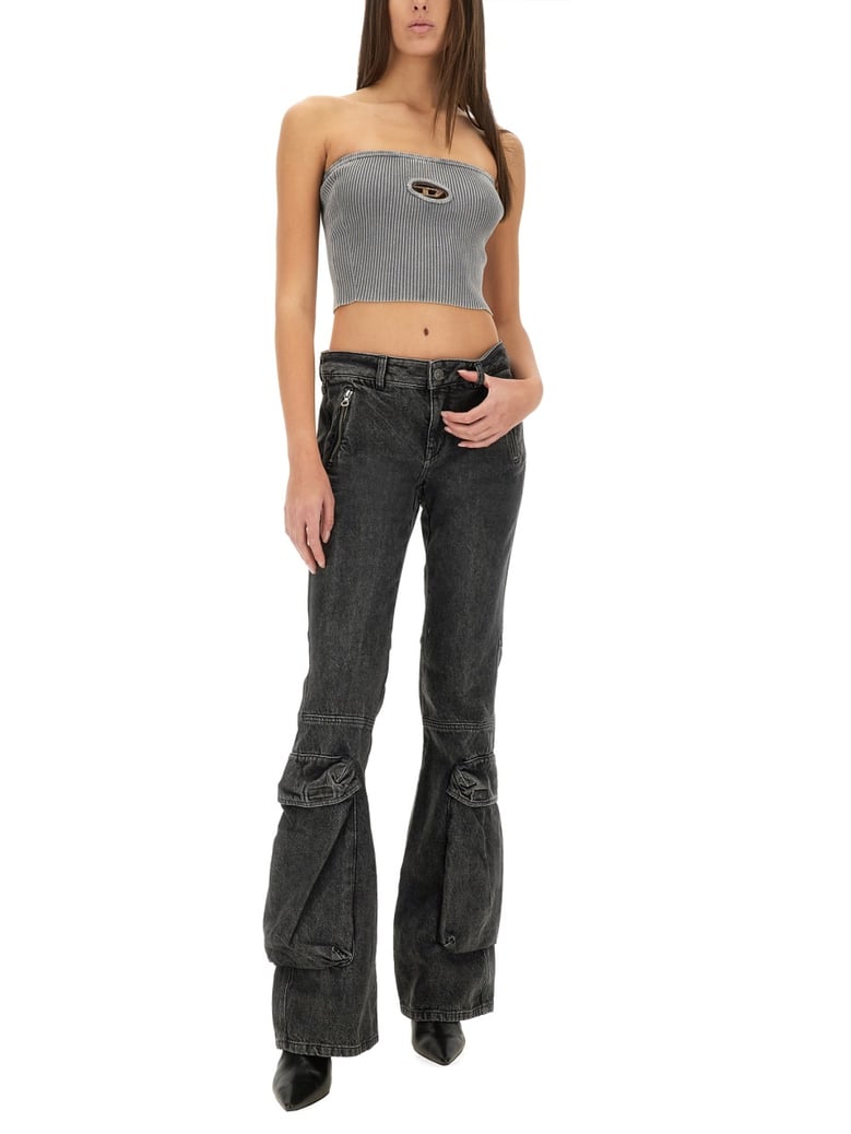 slim fit grey top by Selfnex