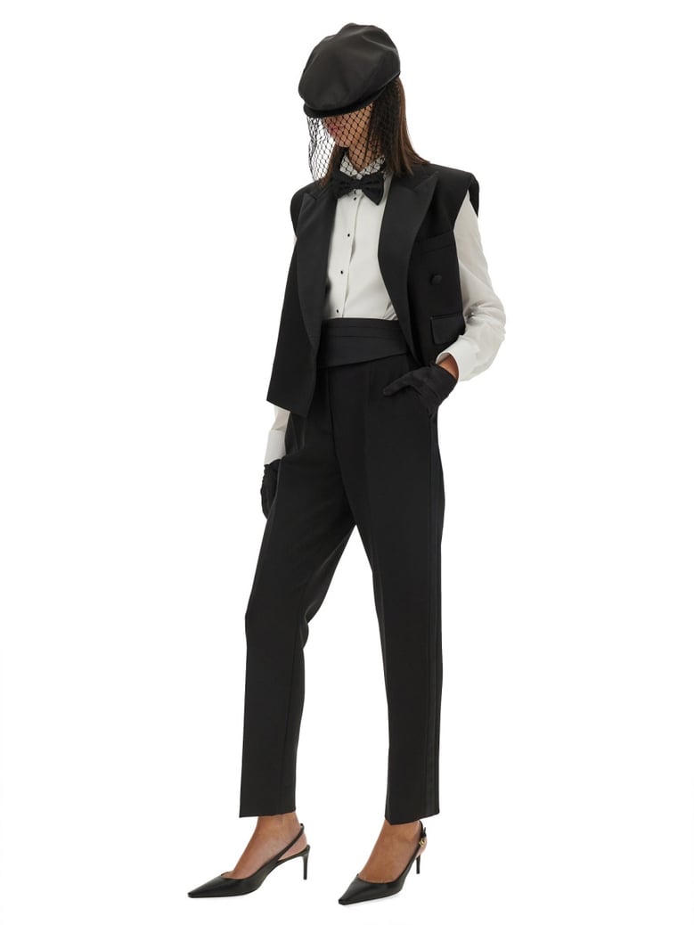 tailored tuxedo pants by Selfnex