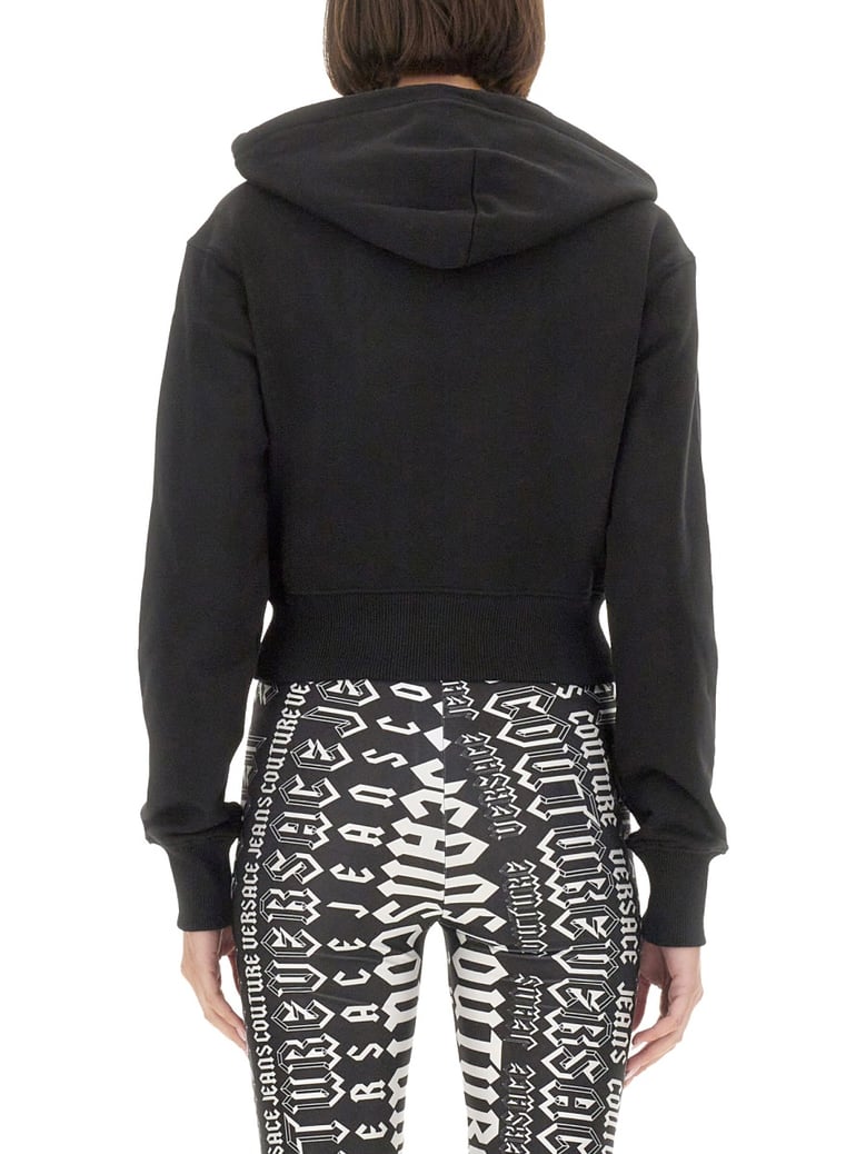 black sweatshirt with logo by Selfnex
