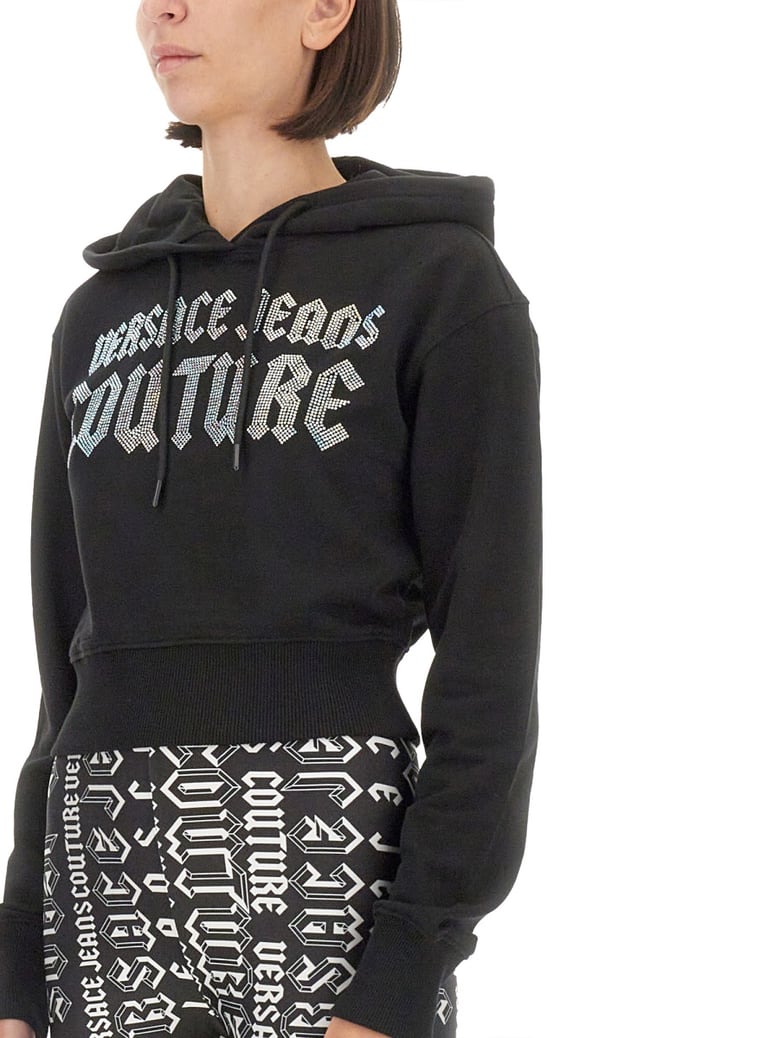 black sweatshirt with logo by Selfnex