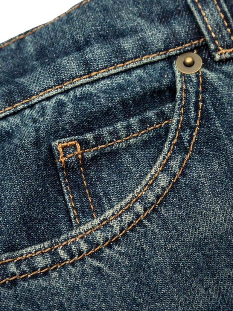 denim trousers eco washed by Selfnex