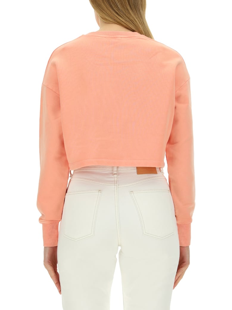 cropped logo sweatshirt by Selfnex