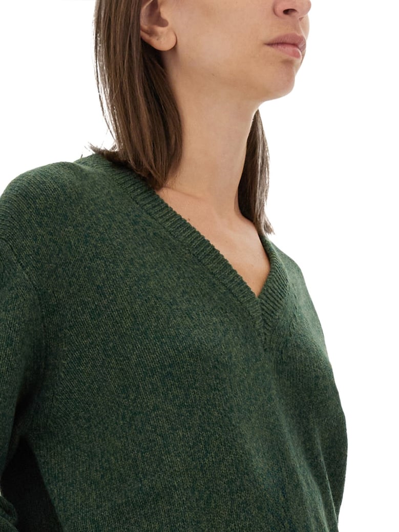 wool jersey in green by Selfnex