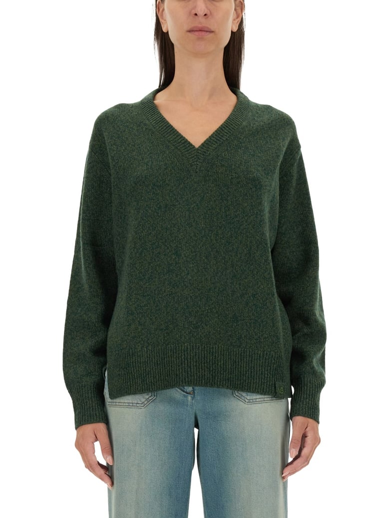wool jersey in green by Selfnex