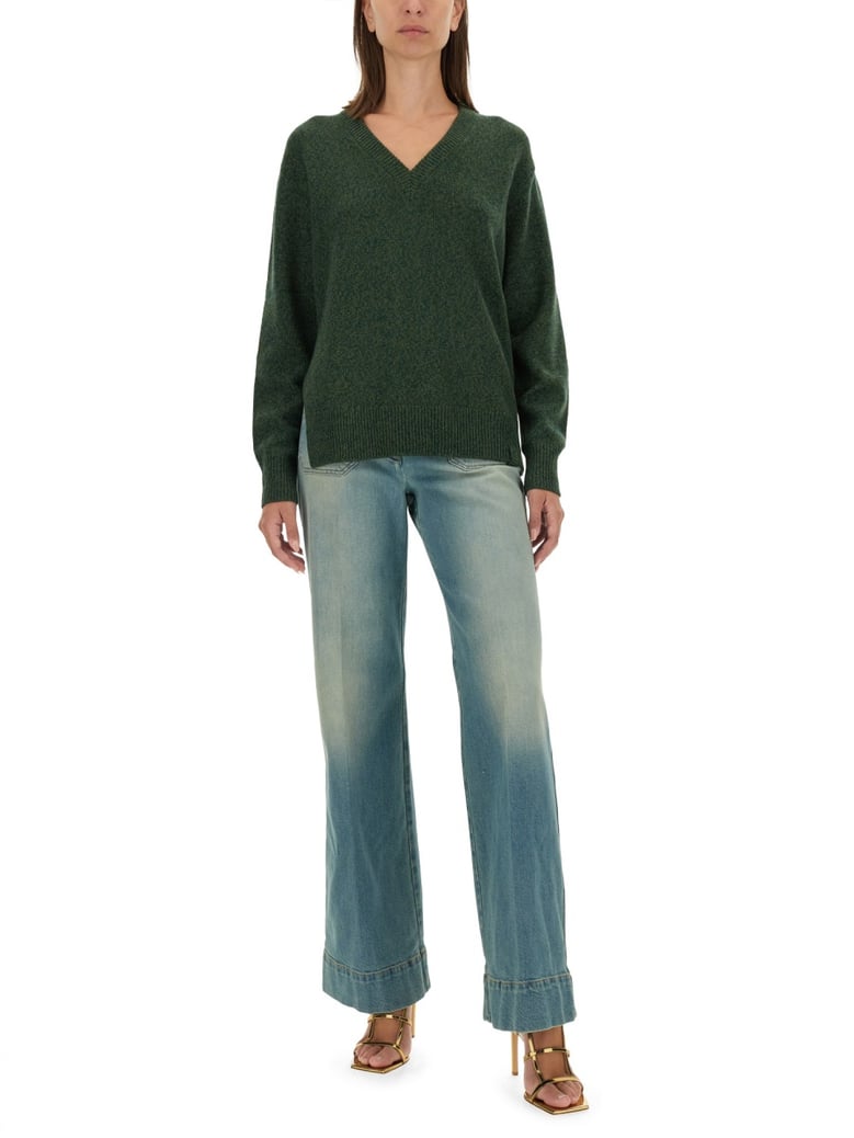 wool jersey in green by Selfnex