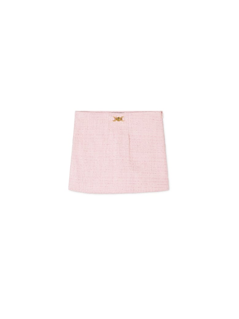 skirt cotton-mix tweed pink by Selfnex
