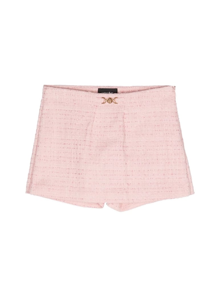 skirt cotton-mix tweed pink by Selfnex