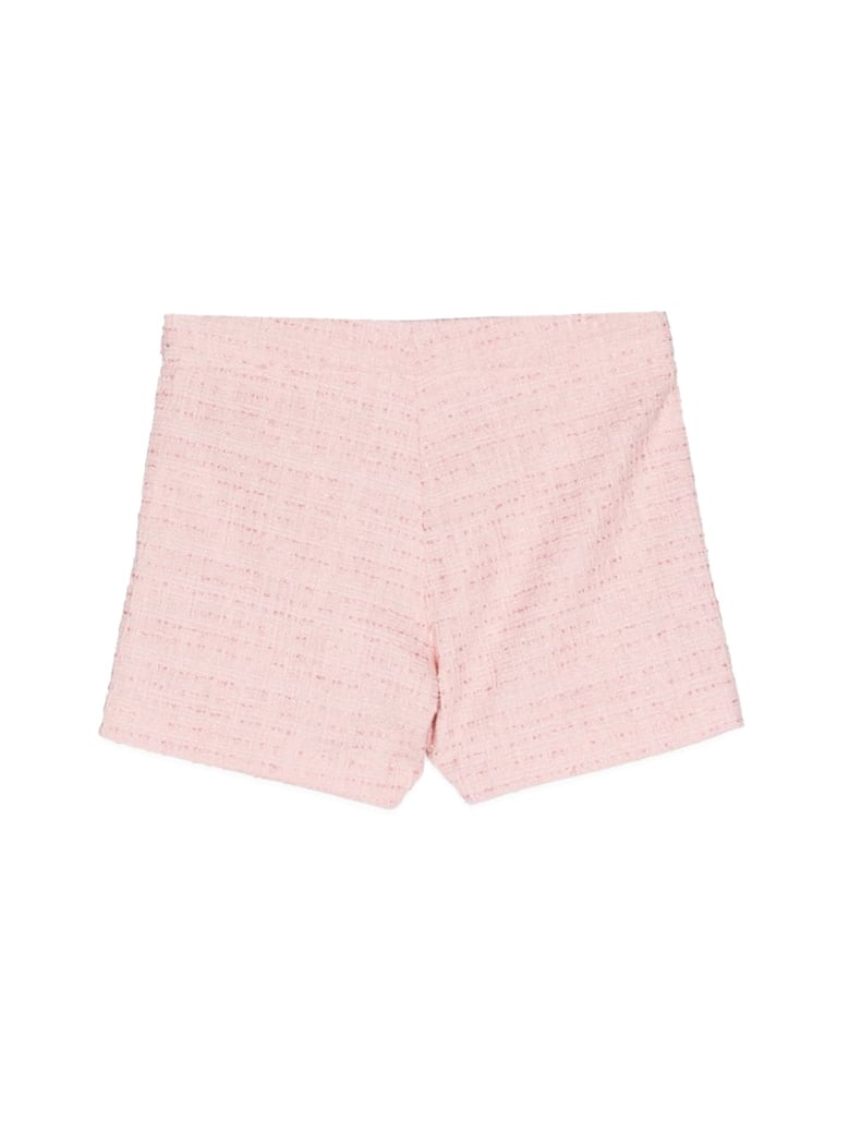 skirt cotton-mix tweed pink by Selfnex