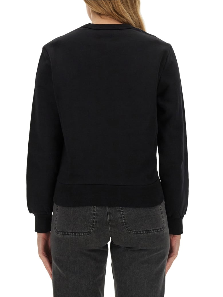 logo sweatshirt in black by Selfnex
