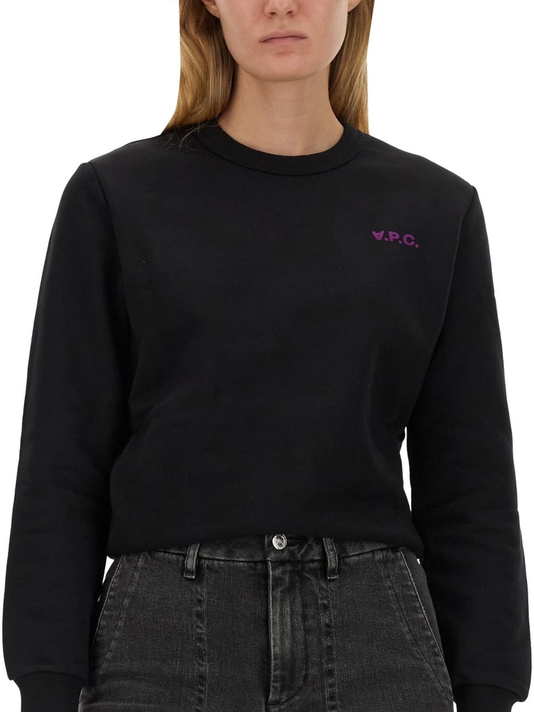 logo sweatshirt in black by Selfnex