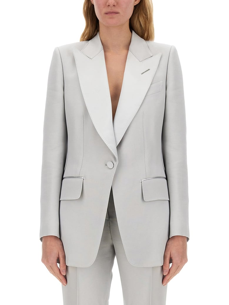 single-breasted tuxedo jacket by Selfnex