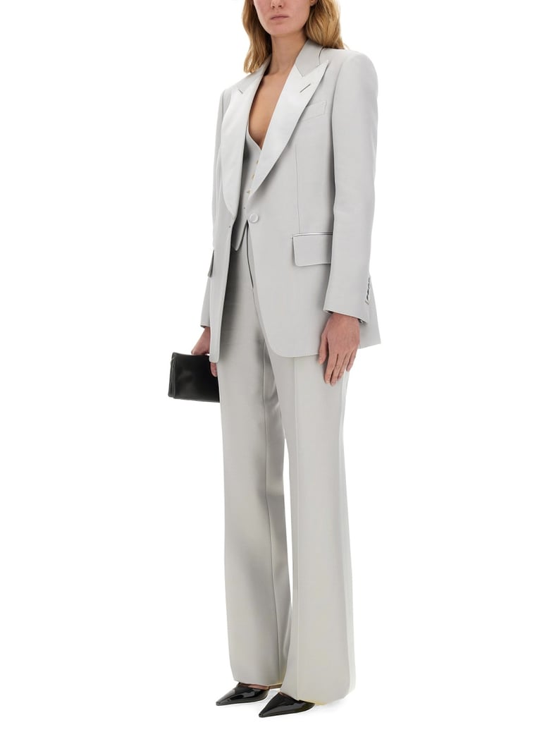 single-breasted tuxedo jacket by Selfnex